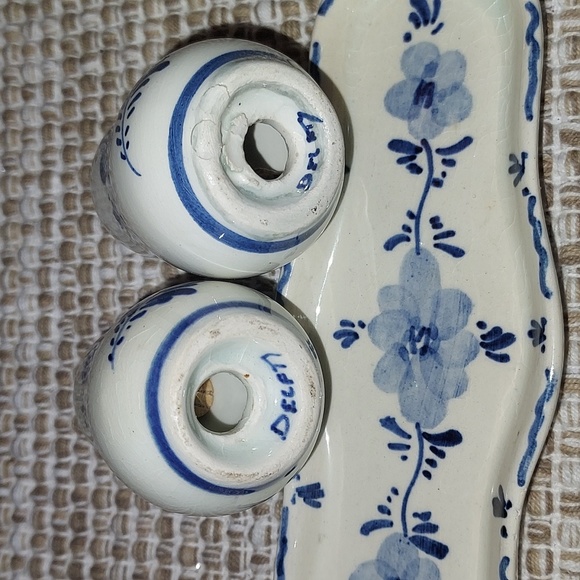 Delft Blue VTG Earthenware Ceramic Set - Picture 6 of 12